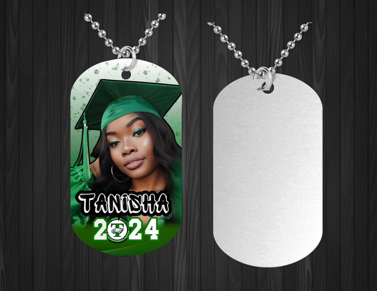 3D Graduation Dog Tag