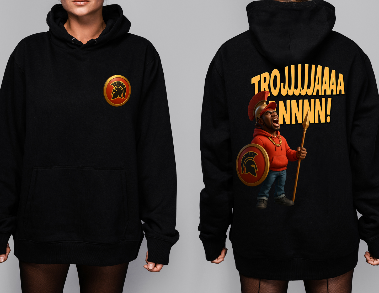 TROJJJJAAAA NNNNN! Unisex Hoodie – Trojan Spirit Edition