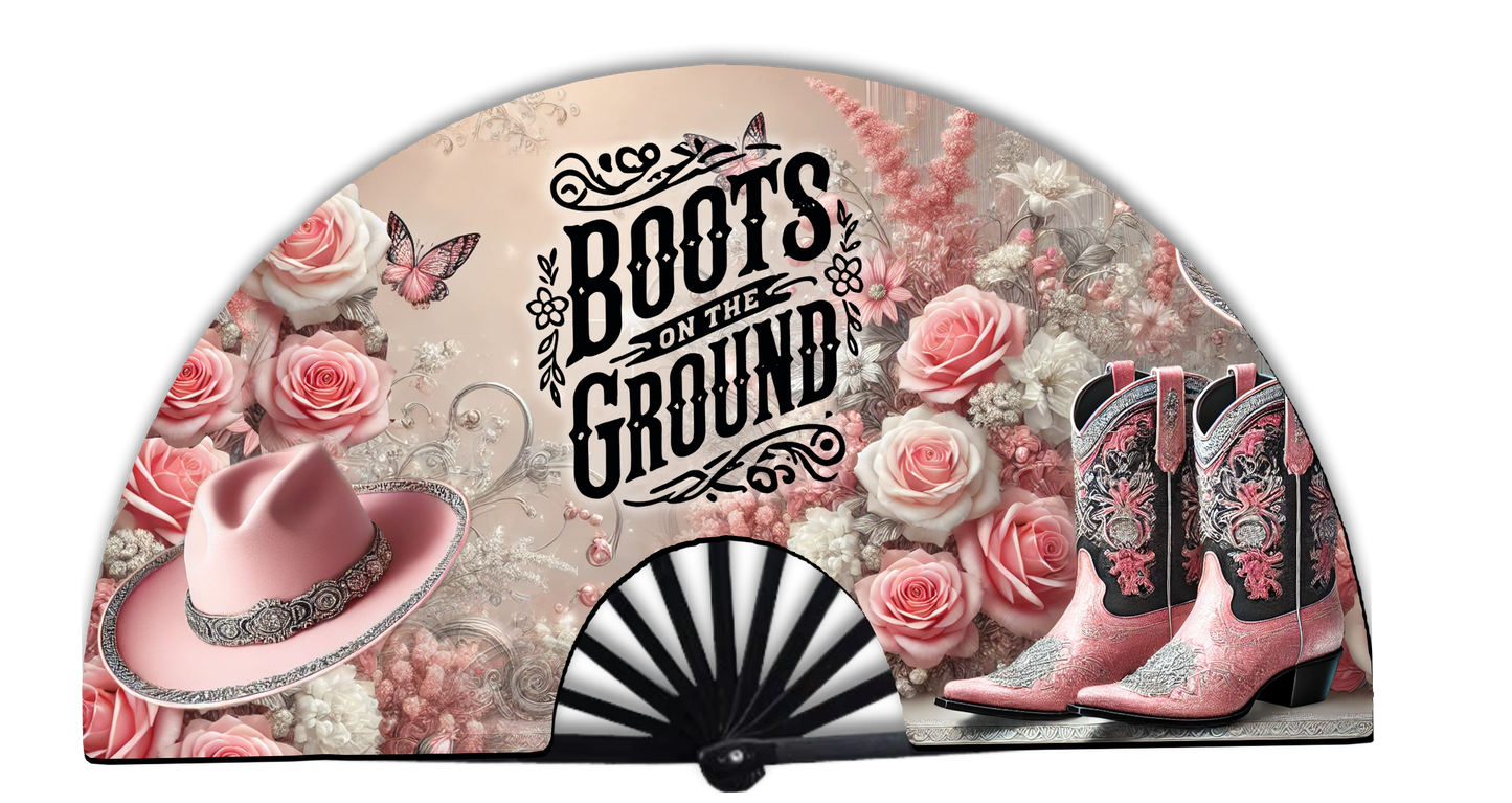 "Boots on the Ground” Luxe Clack Fan