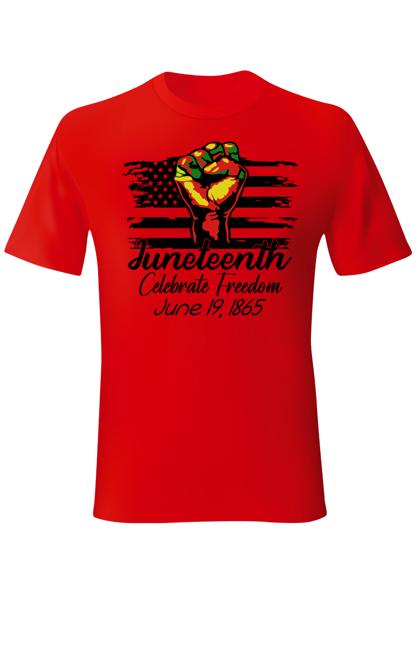 Juneteenth American Flag T-shirt