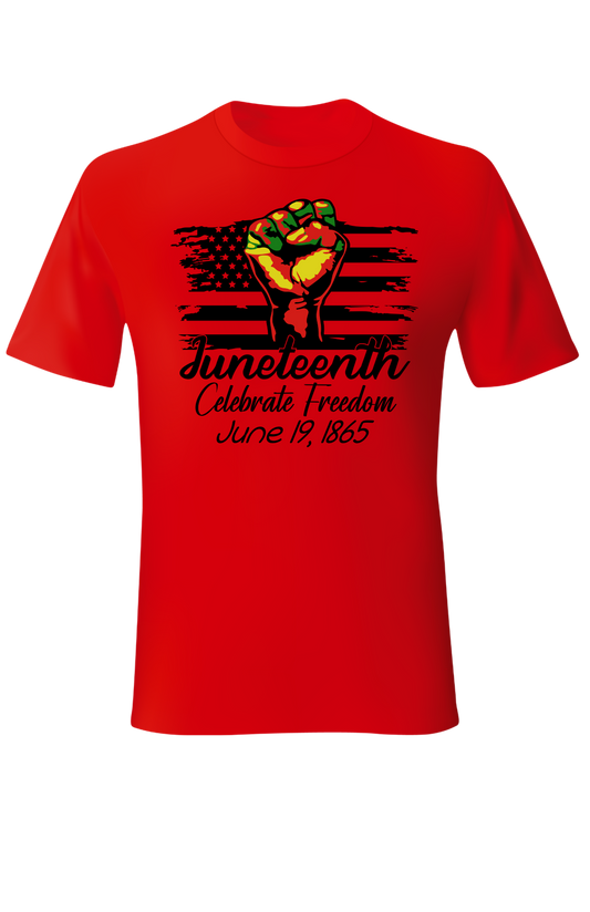 Juneteenth American Flag T-shirt