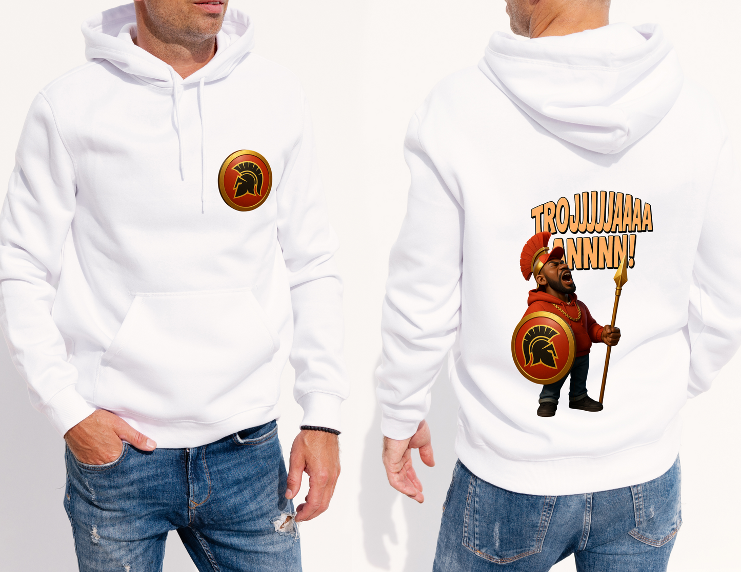 TROJJJJAAAA NNNNN! Unisex Hoodie – Trojan Spirit Edition
