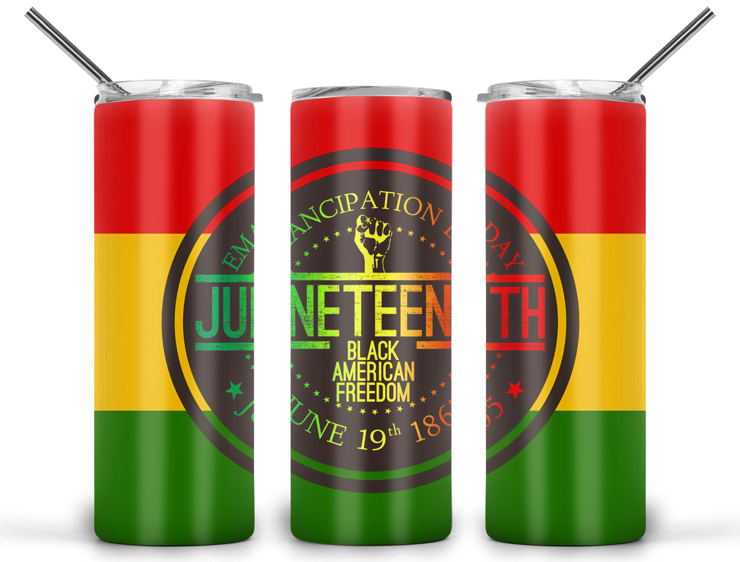 Juneteenth Emancipation Day Tumblers