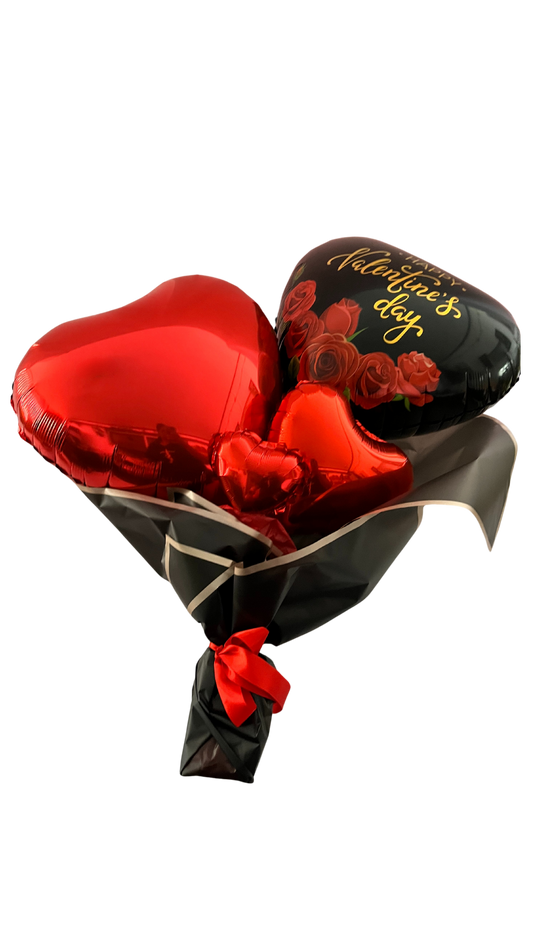 Elegant Heart Balloon Bouquet