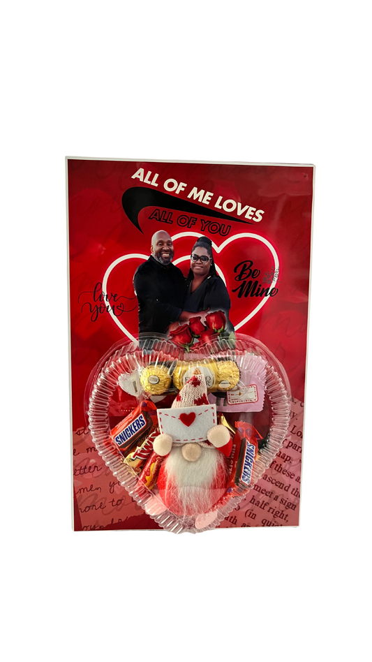 Valentine's Jumbo Personalized Treat Card