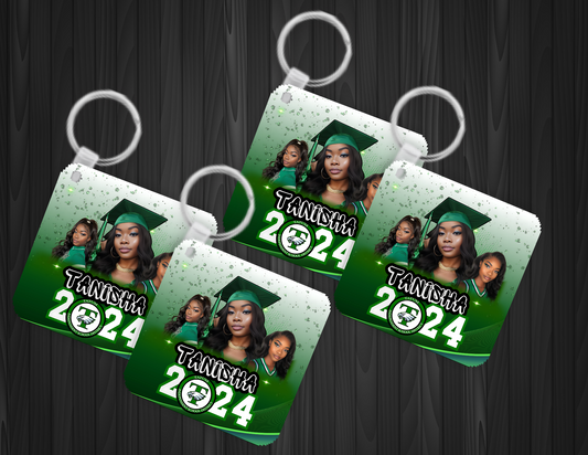 3D Graduation Custom Key Chain