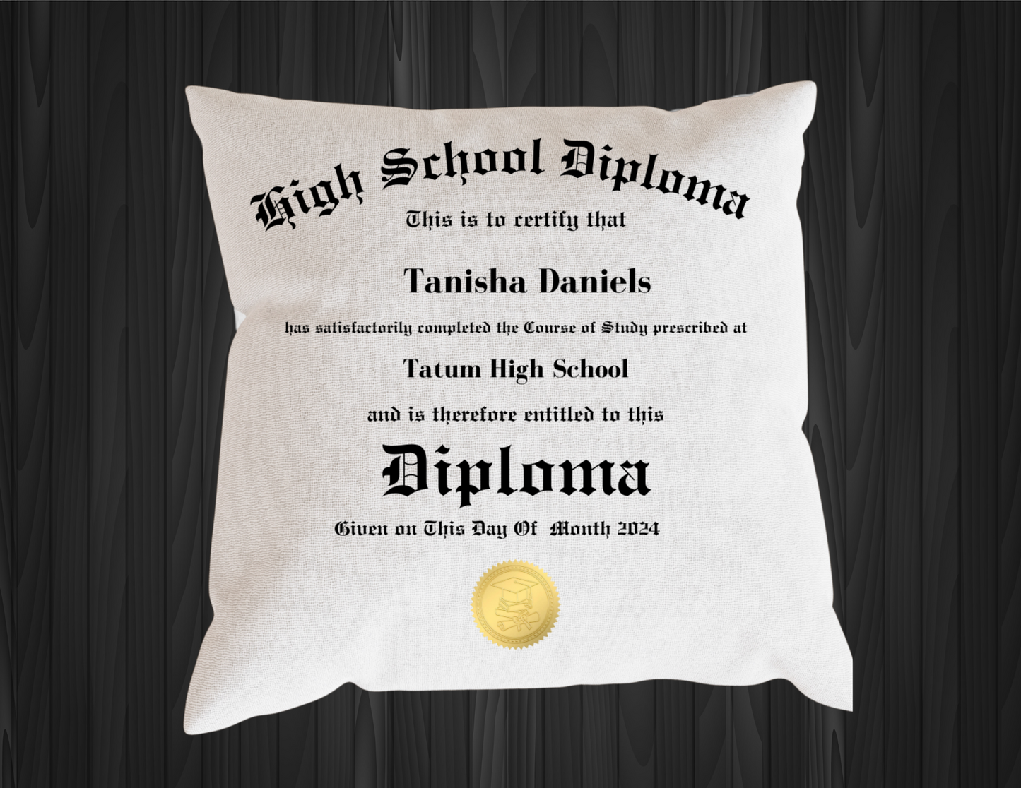 Graduation Custom Pillow Cover