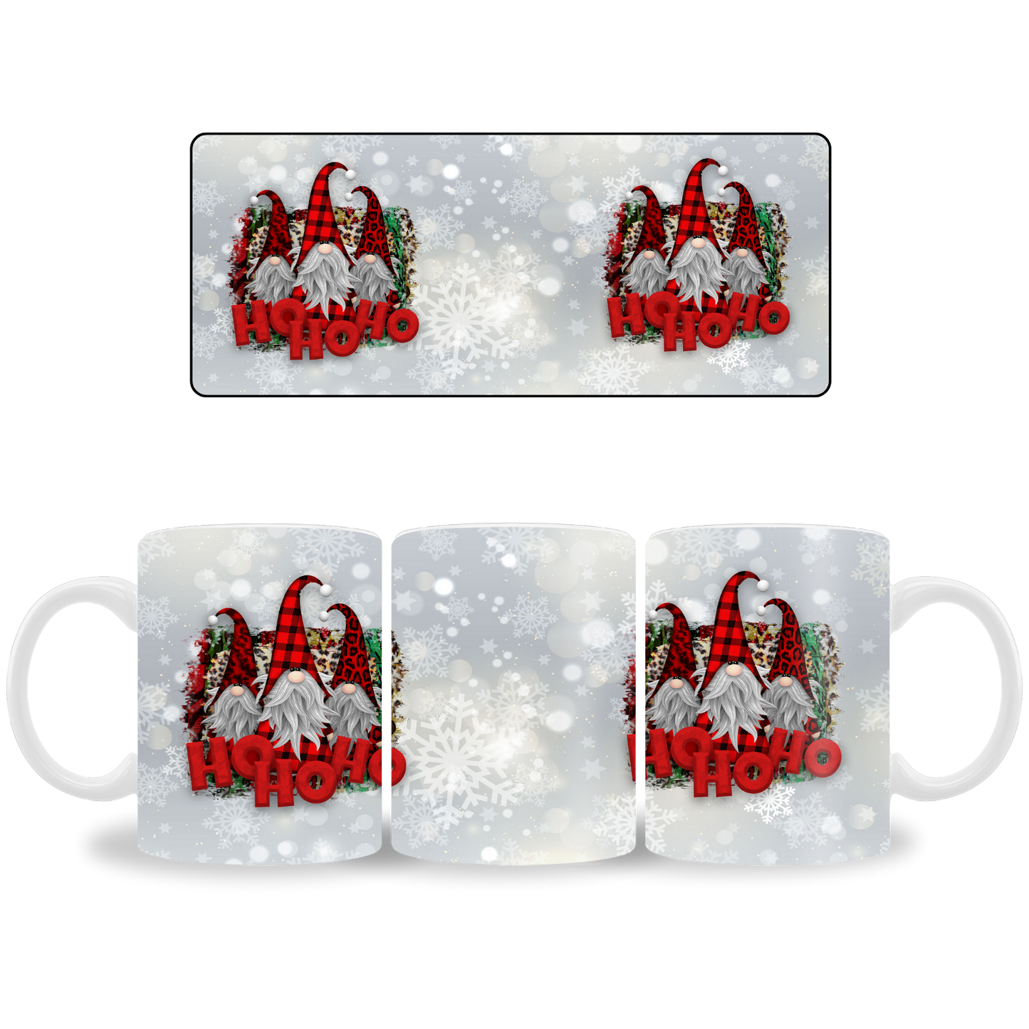 "Ho Ho Ho" Holiday Gnome Mug