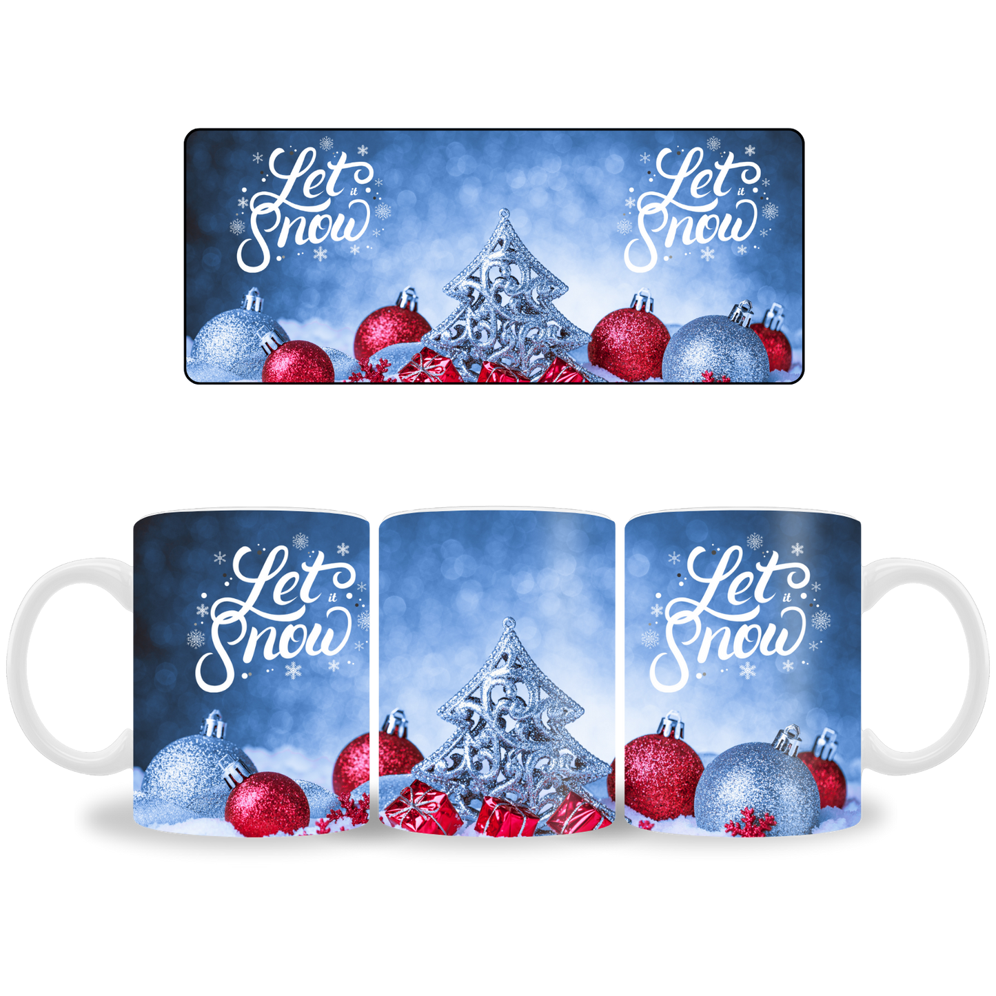 "Let It Snow" Winter Wonderland Mug