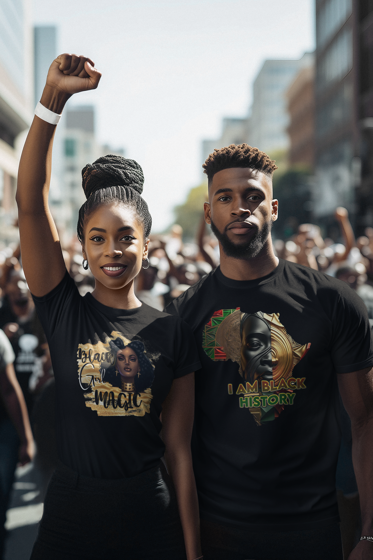 Empowerment Chic: Black Girl Magic Graphic Tee