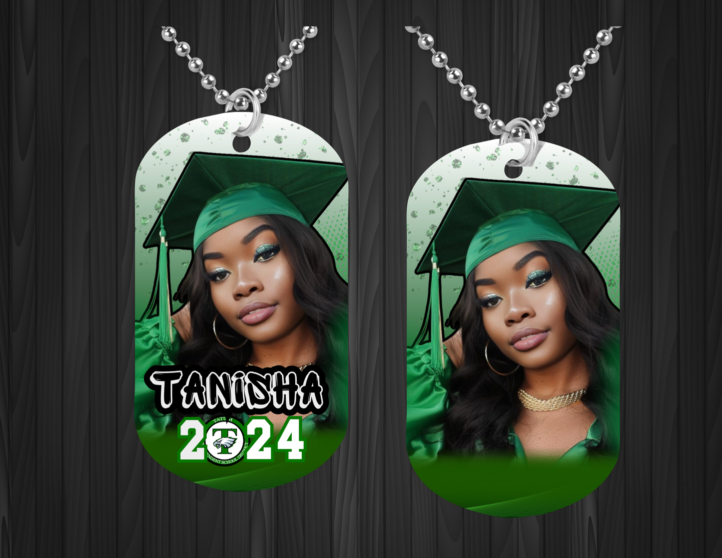 3D Graduation Dog Tag