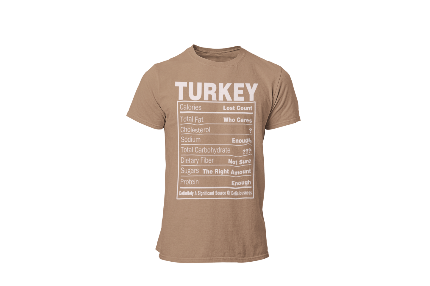 Turkey Nutrition Facts T-Shirt