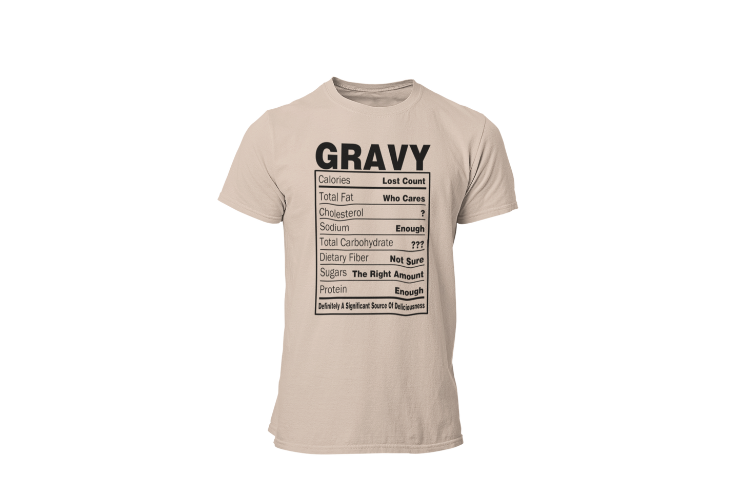 Gravy Nutrition Facts T-Shirt