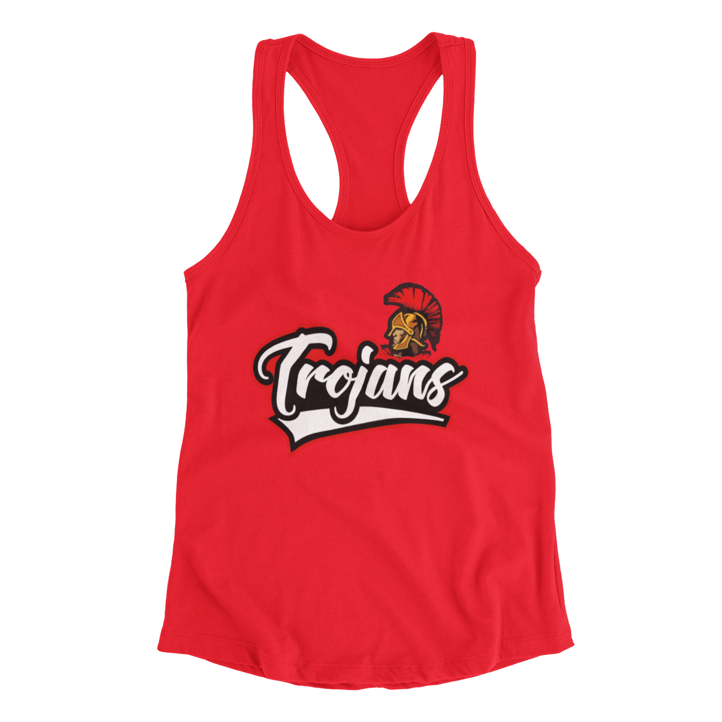 Trojan Spirit Racerback Tank Top – Stylish and Comfortable