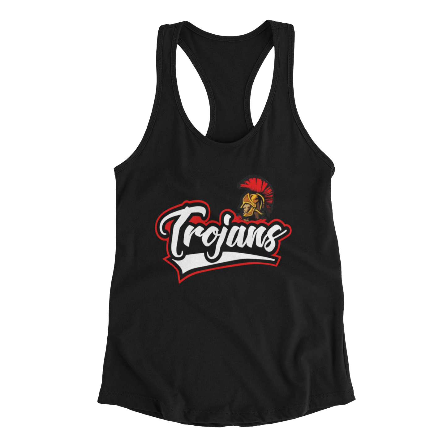 Trojan Spirit Racerback Tank Top – Stylish and Comfortable