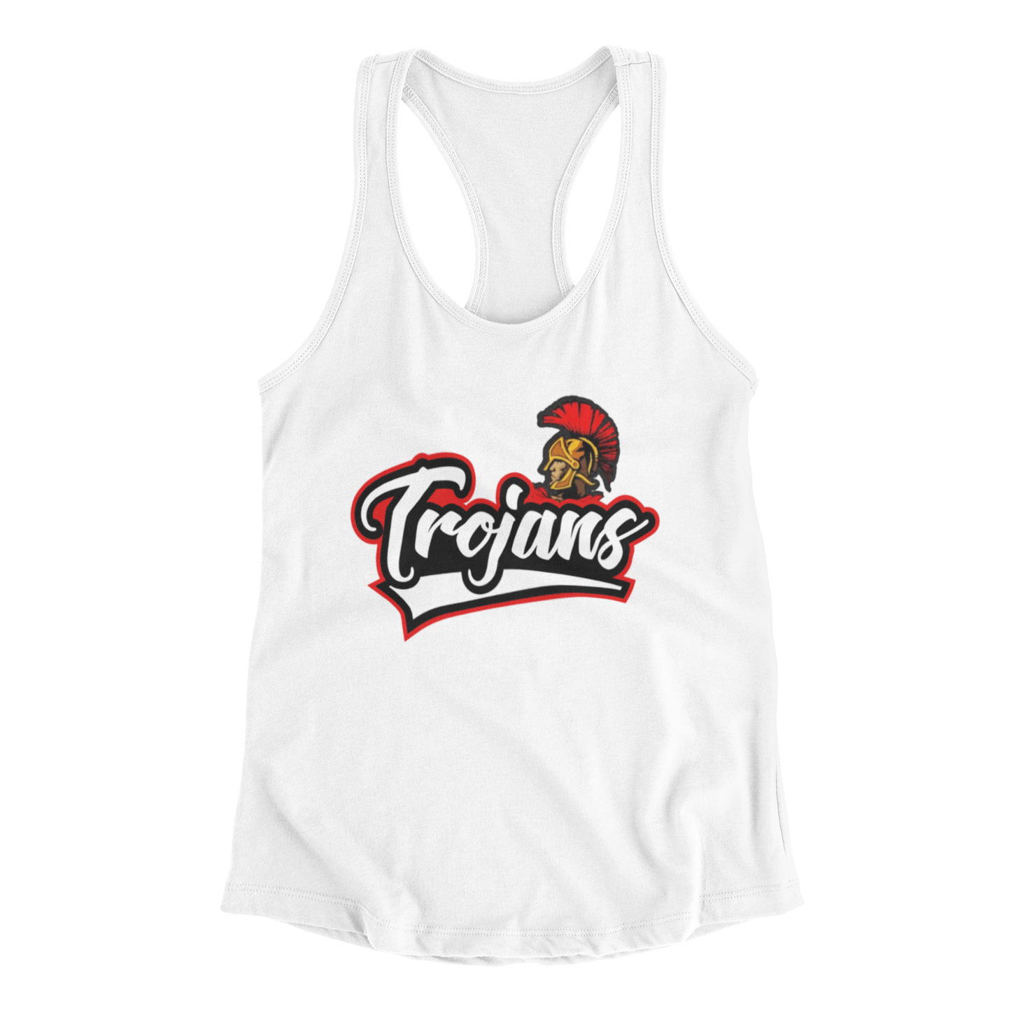 Trojan Spirit Racerback Tank Top – Stylish and Comfortable