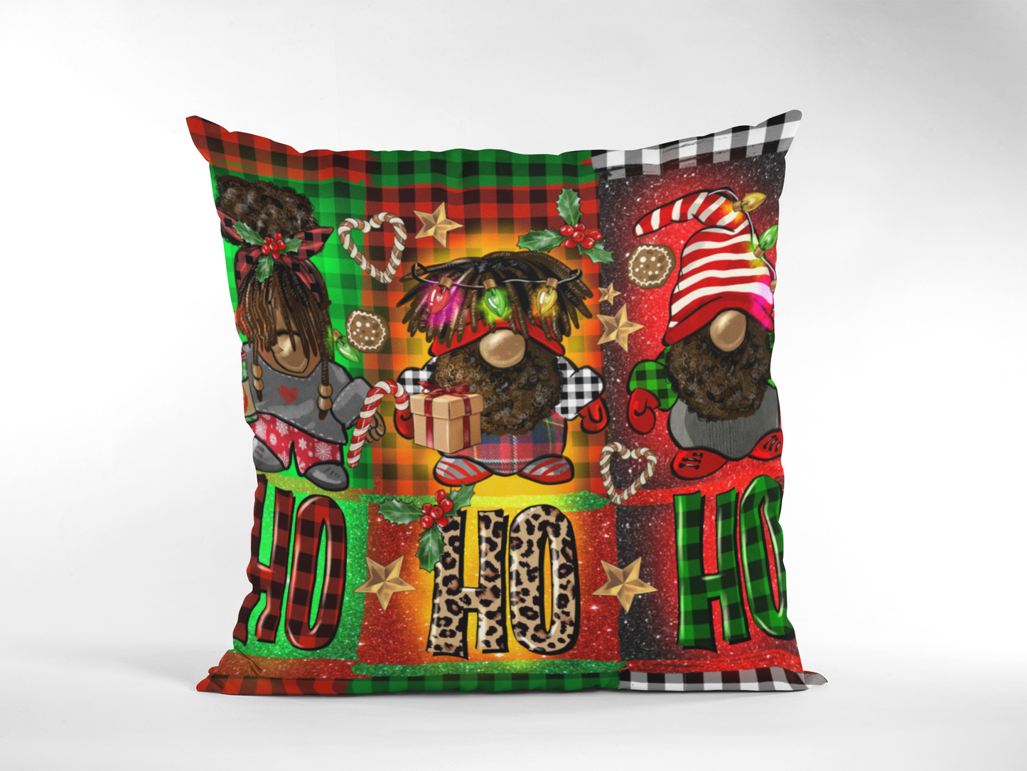 Colorful Character Throw Pillow