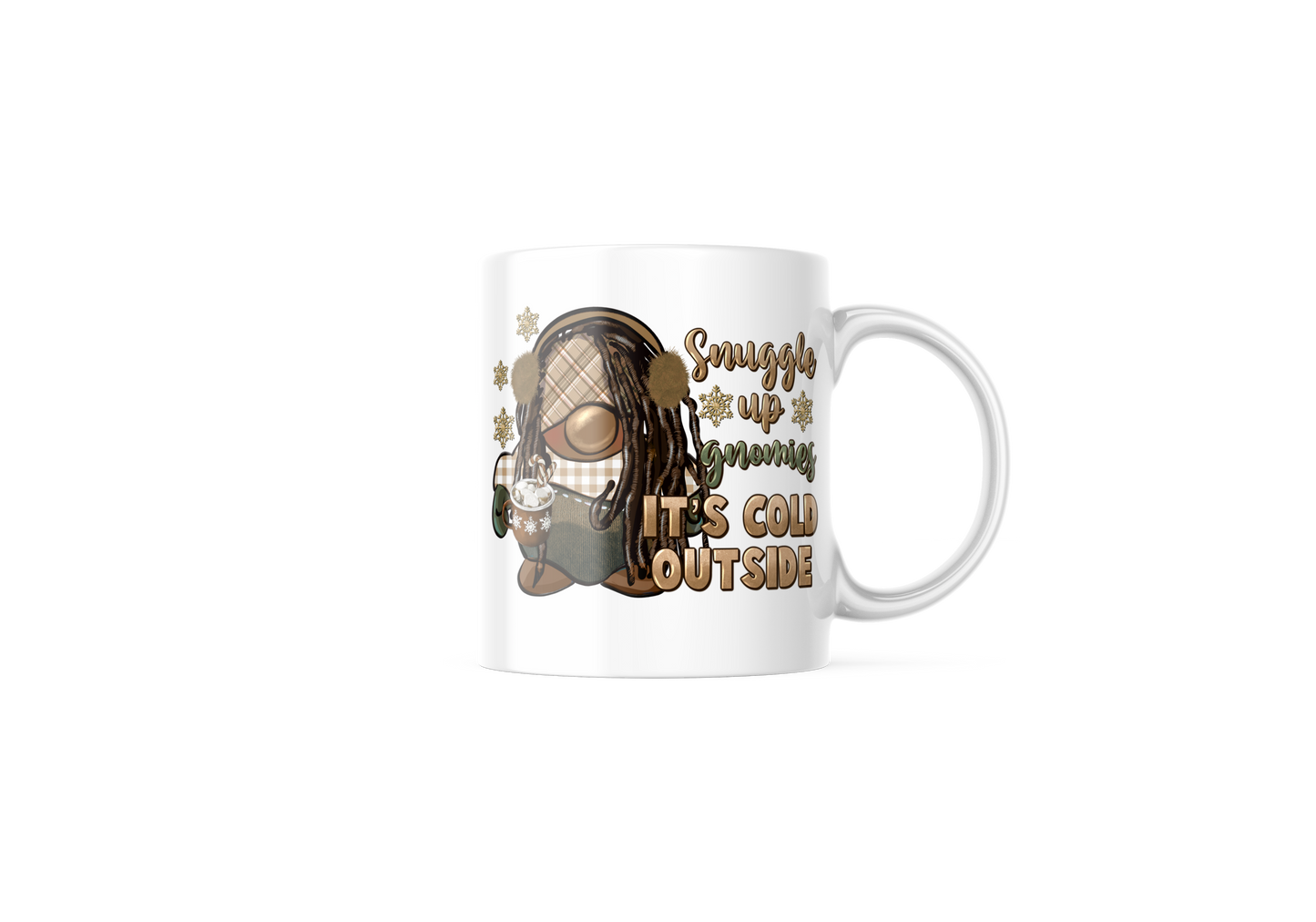 Gnomes "Snuggle Up" Mug