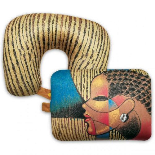 "Composite Of A Woman" Convertible Neck Pillow