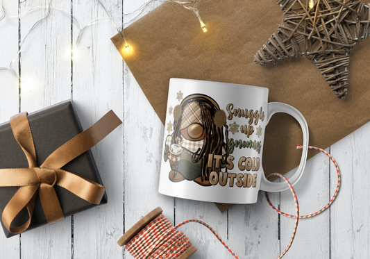 Gnomes "Snuggle Up" Mug