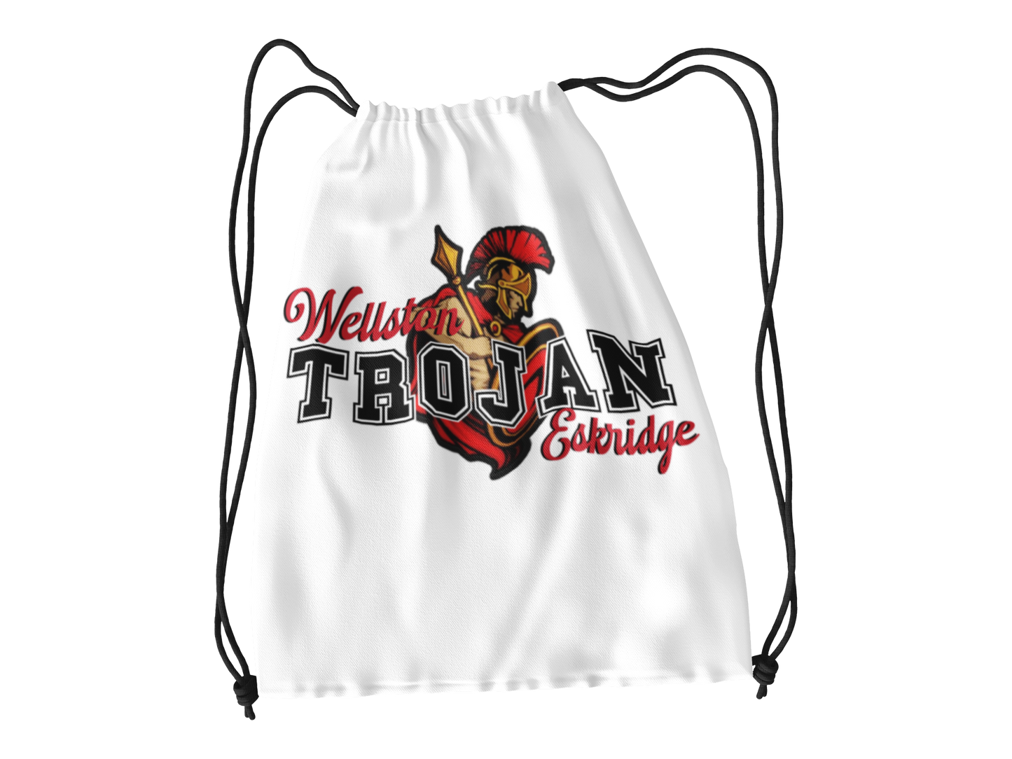 Wellston Trojan Drawstring Backpack